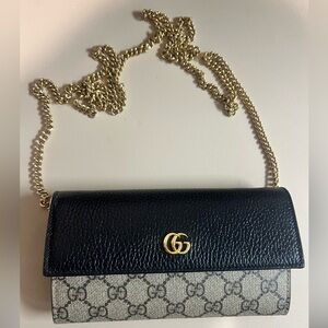 Gucci Chain Wallet- $260 FREE Shipping. OBO